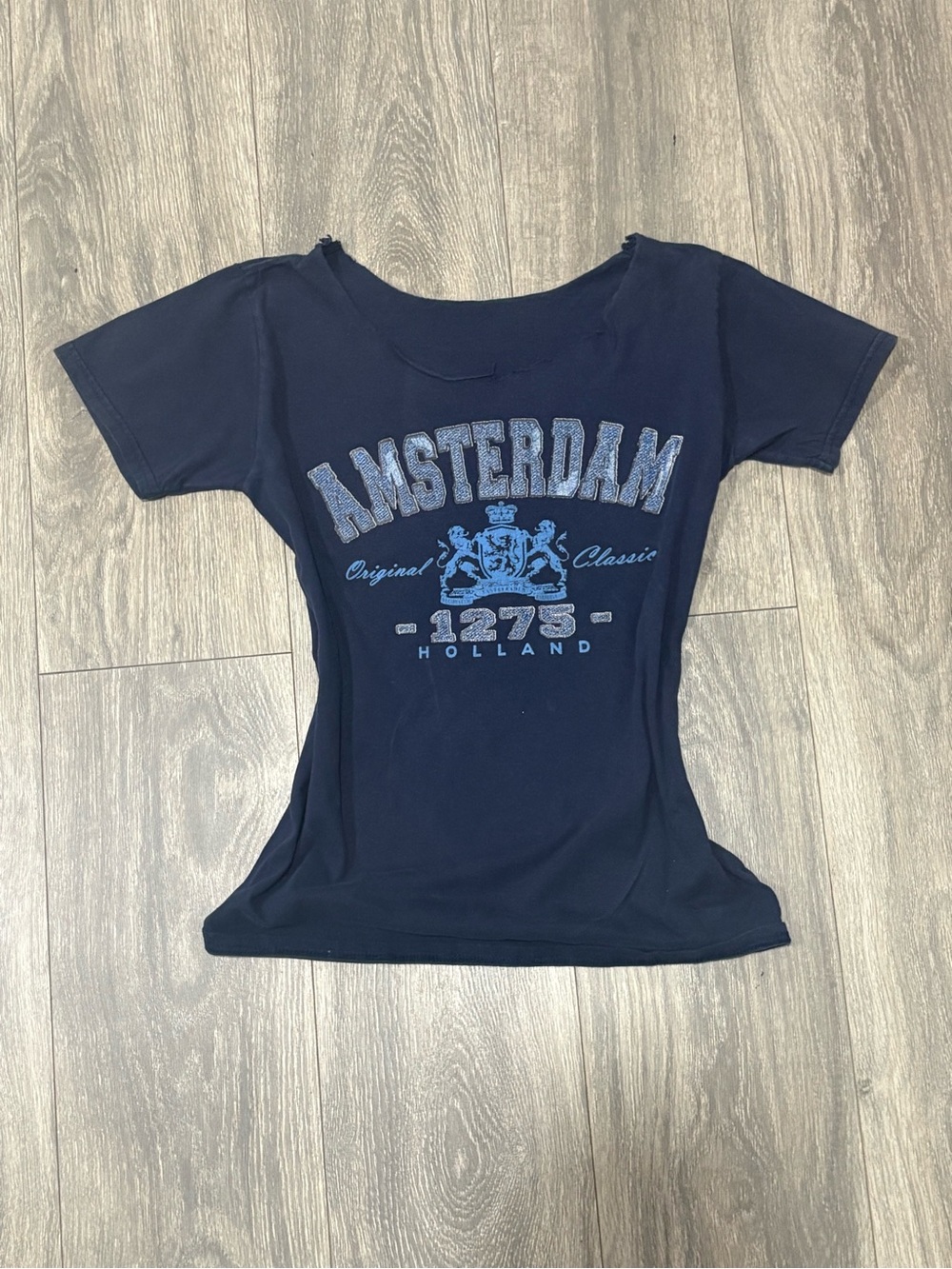 Amsterdam Graphic Navy Tee